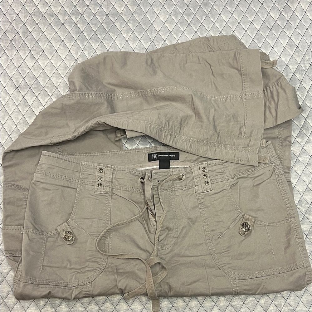 INC International Concepts Silver Trousers